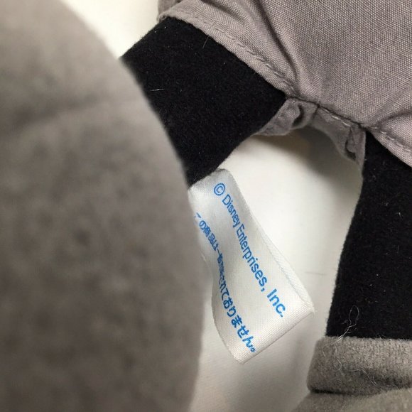 Mickey Mouse Fantasy Amuse SEGA 1999 Japan Disney Posable Plush Gray 12" - Picture 12 of 12